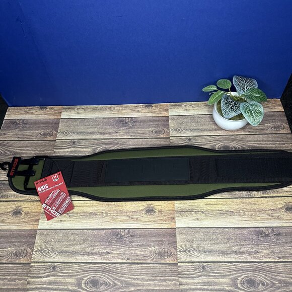 NWT ETHOS Axis Nylon Weightlifting Belt 5.5" Size Medium (Olive) - Picture 5 of 11